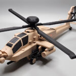 AH-64 Apache Helicopter Model