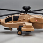 AH-64 Apache Helicopter Model 3