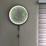 Büyük Ay Lamba - Illuminated Big Moon Wall 1