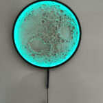 Büyük Ay Lamba - Illuminated Big Moon Wall 3