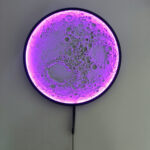 Büyük Ay Lamba - Illuminated Big Moon Wall 4