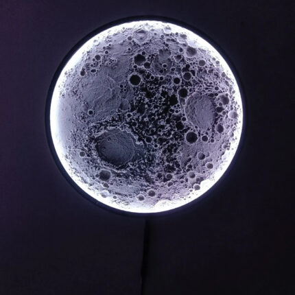 Büyük Ay Lamba - Illuminated Big Moon Wall