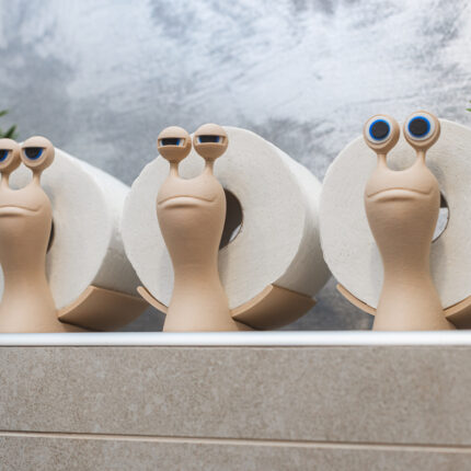 Sülüklü Tuvalet Kağıt Koyacağı - Slugger- Toilet paper holder